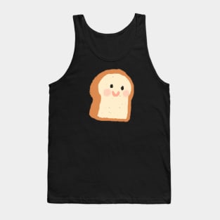 cute happy toast Tank Top